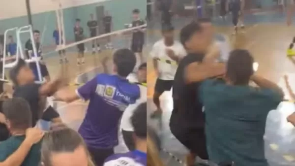 Briga generalizada marca partida dos Jogos Regionais entre delegações de Santa Cruz do Rio Pardo e Taciba