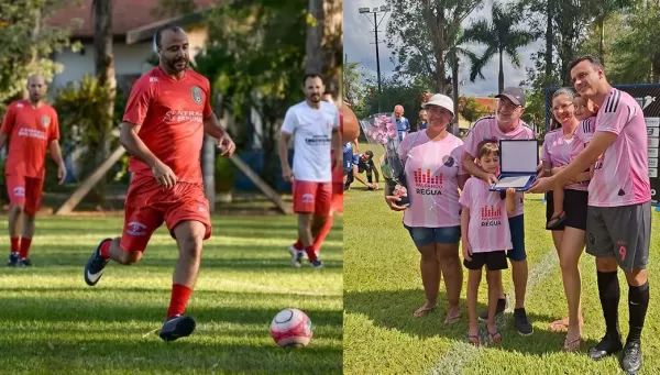 Clube Balneário Diacuí presta homenagem a Marcelo Laperuta no 12º Campeonato de Futebol Suíço Veterano