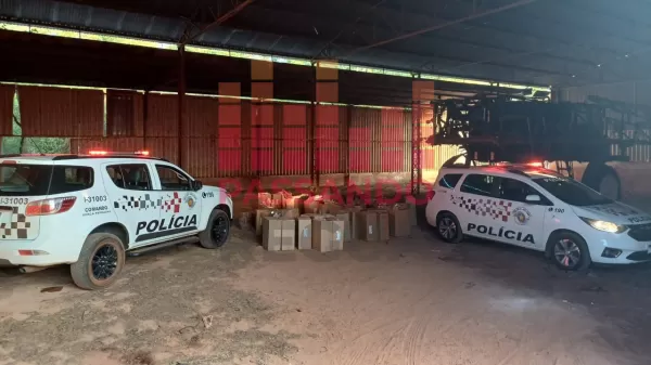 Polícia Militar prende acusados de roubo de carga de cigarros em Salto Grande