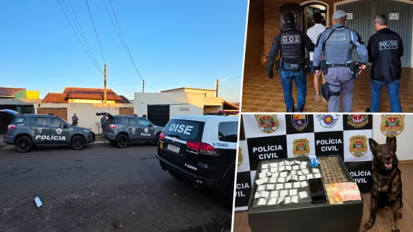 DISE e BAEP prendem homem com 50 papelotes de cocaína durante operação no Jardim Itajubi, em Ourinhos