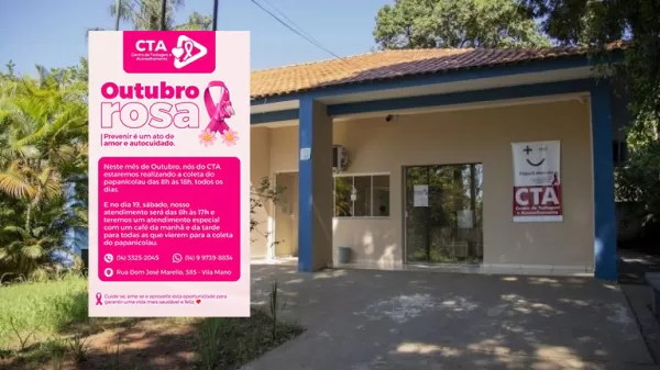 CTA Ourinhos promove evento de prevenção ao câncer de colo do útero neste sábado, 19
