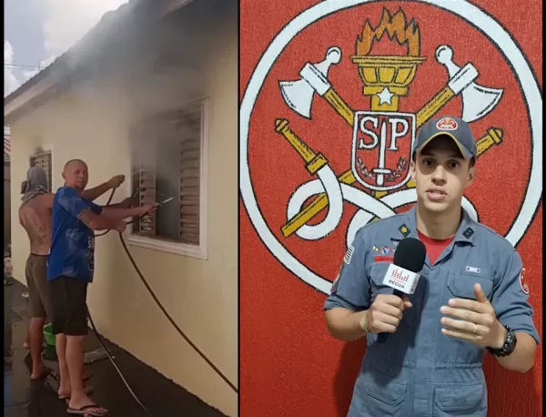 Comandante do Corpo de Bombeiros esclarece atuação em incêndio no Jardim Santa Fé e orienta população