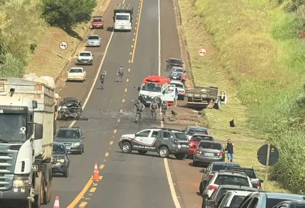 Colisão frontal na SP-249 mata motorista em Fartura