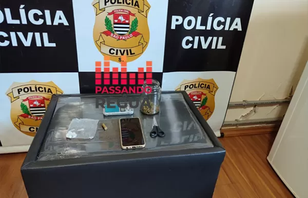 Polícia Civil de Ourinhos prende investigado por tráfico de drogas durante cumprimento de mandado