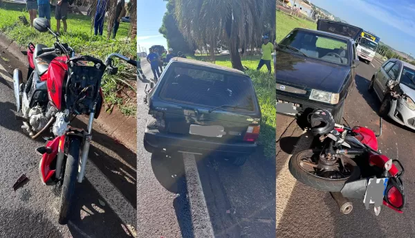 Motociclista fica ferido após sequência de acidentes na BR-369 em Cambará