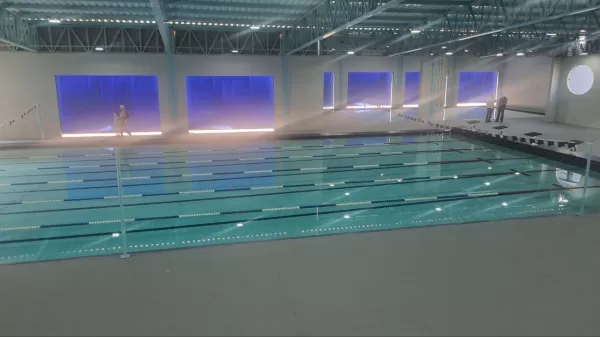 Cobertura das piscinas do Monstrinho é inaugurada em Ourinhos; aulas retornam dia 11 de novembro