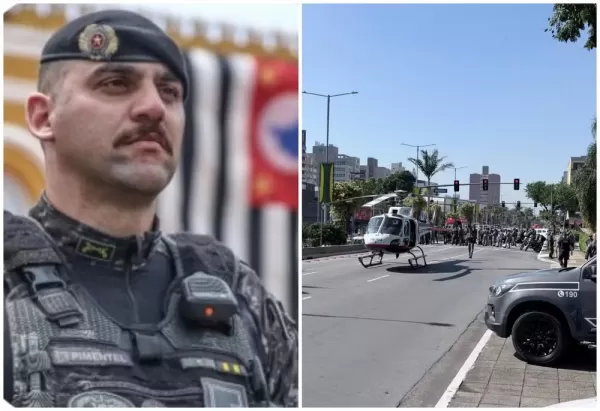 Câmeras registram criminosos momentos antes de atentado contra tenente da Rota, irmão de Eloá Pimentel