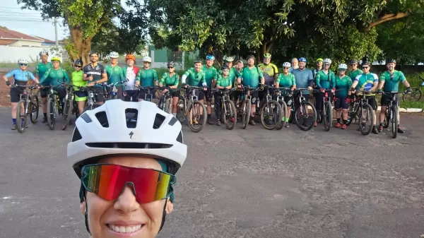 Ciclistas de Ourinhos unem esporte e sustentabilidade em desafio com plantio de árvores