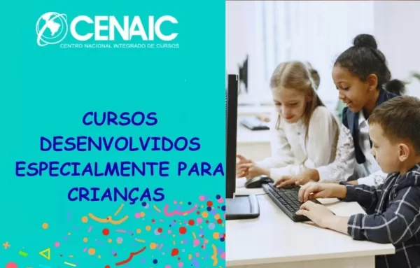 Cenaic de Ourinhos oferece curso de Informática Kids para preparar crianças para o futuro digital