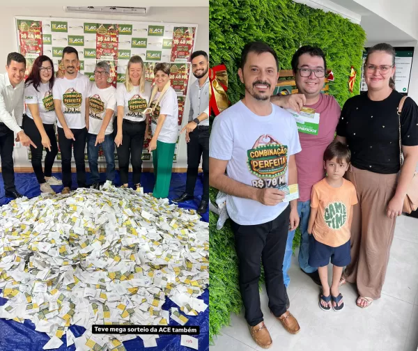 Sortudo toma sorvete e ganha R$ 40 mil em Mega Sorteio de Natal da ACE Ourinhos
