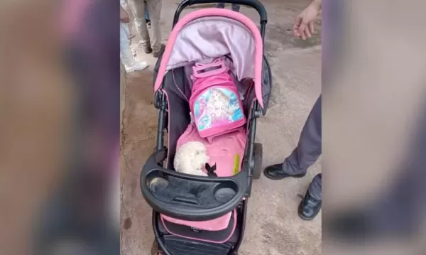 Casal é preso suspeito de tráfico ao tentar esconder drogas dentro de mochila da filha de 4 anos 