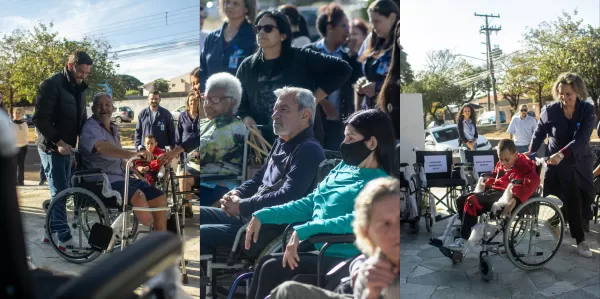 Prefeitura de Ourinhos entrega cadeiras de rodas a pacientes do Centro de Reabilitação e Melhor em Casa 