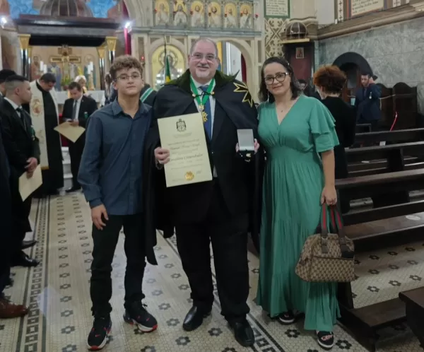 Empresário ourinhense recebe título de Cavaleiro Comendador em São Paulo