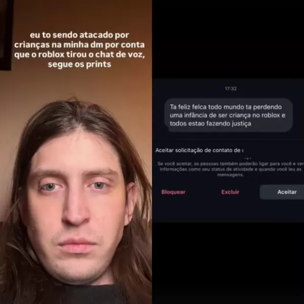 Felca relata ameaças nas redes após mudanças no Roblox e diz ser alvo de ataques de crianças