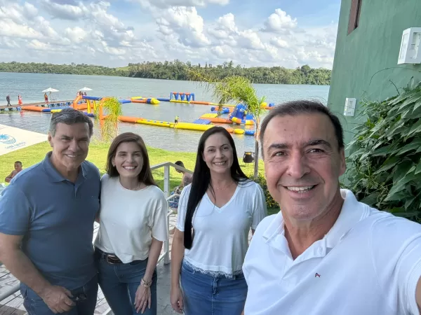 Deputados visitam o Clube Náutico de Salto Grande e se encantam com nova estrutura revitalizada