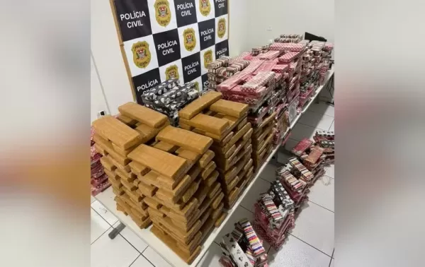 Operação policial apreende mais de 600 kg de maconha entre Piraju e Iaras