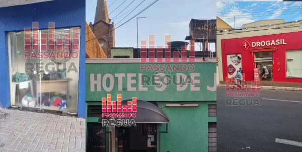 Homem invade hotel, farmácia e base da GCM, causa destruição e acaba preso no Centro de Ourinhos