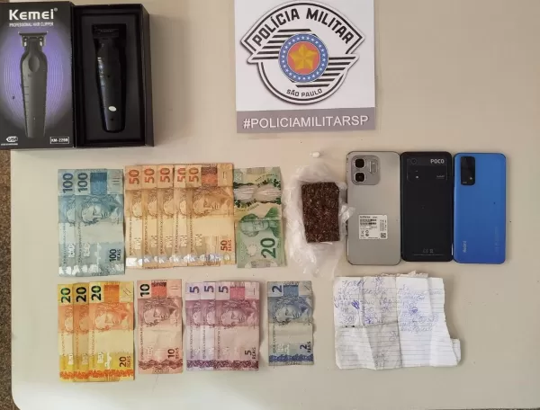 Homem é preso por tráfico de drogas no centro de Manduri (SP)