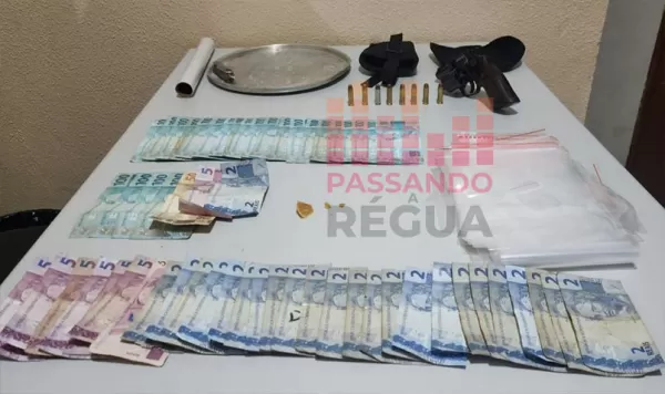 Servente de 23 anos é preso por tráfico de drogas e posse ilegal de arma em Canitar 