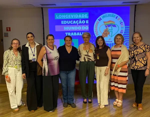 Coordenadora da UATI-UNIFIO Gerda Kewitz ministra palestra na Semana Senac de Inclusão e Diversidade