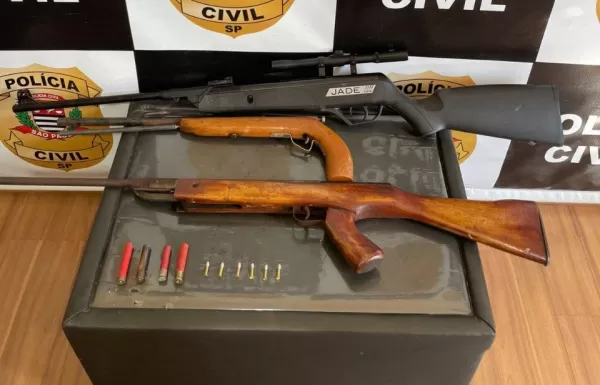 Polícia Civil prende homem por posse irregular de arma de fogo em Salto Grande