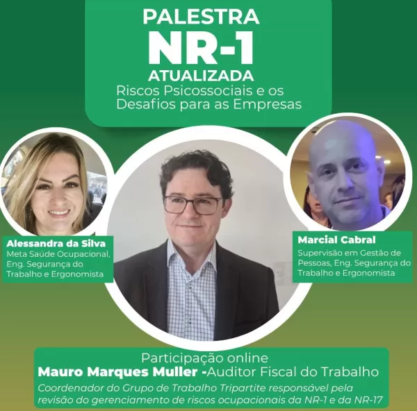 ACE Ourinhos promove palestra sobre atualização da NR-1 e impactos dos riscos psicossociais nas empresas