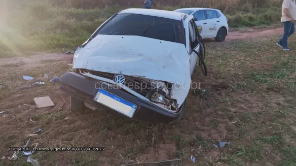 Mulher morre em acidente após tentativa de ultrapassagem em Lupércio