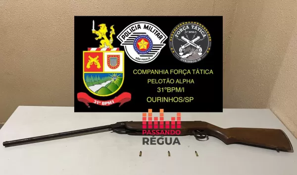 Soldador é preso por posse irregular de arma de fogo em Chavantes