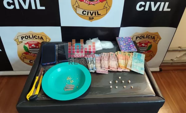 Polícia Civil prende casal por tráfico de drogas em bar improvisado em Ourinhos