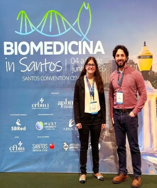 Alunos de Biomedicina do UNIFIO participam de um dos maiores congressos da área no Brasil