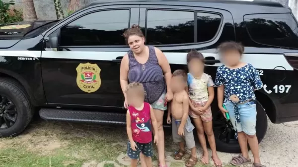 Mulher e quatro filhos desaparecidos desde dezembro em Garça são localizados em Itatiba, e polícia encerra investigação