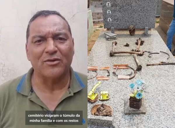 Candidato a vereador Abel Fiel denuncia violação de túmulo familiar em Ourinhos com supostos rituais de magia negra