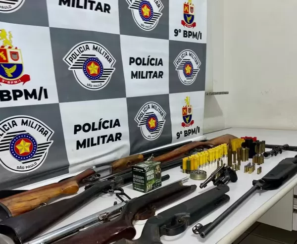 Trio é preso por sequestro e posse de arsenal em Marília