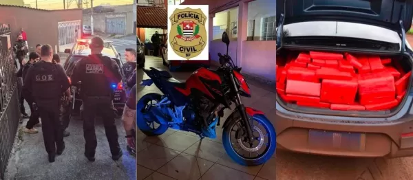 Polícia Civil prende dois suspeitos de envolvimento no transporte de 870 quilos de maconha apreendidos em Palmital
