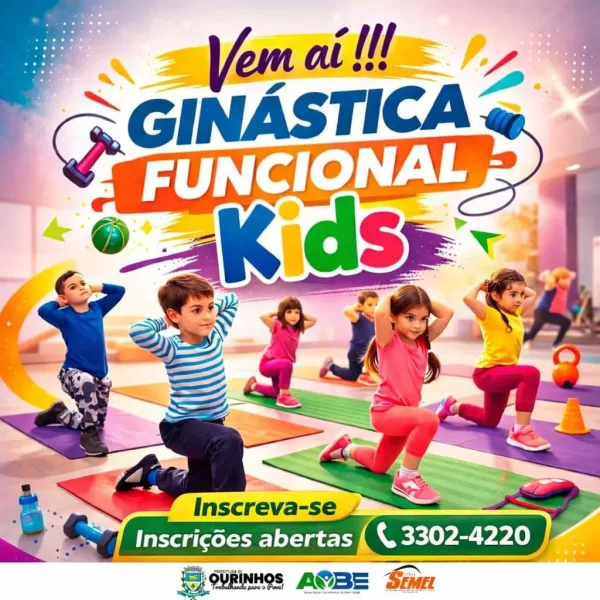 Ourinhos abre inscrições para projeto de Ginástica Funcional voltado a crianças