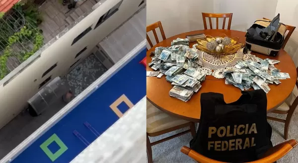 PF faz novas buscas em Balneário Camboriú na investigação sobre o Banco Master; em endereço de alvo, jogaram dinheiro pela janela