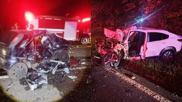 Acidente na SP-261 em Lençóis Paulista deixa dois mortos e três gravemente feridos