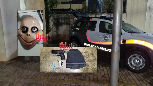 Homem é detido com simulacro de arma, chave mixa e máscara em posto de combustíveis de Ipaussu