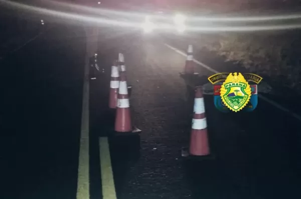 Homem de 57 anos morre atropelado por motocicleta no norte do Paraná; condutor não é habilitado