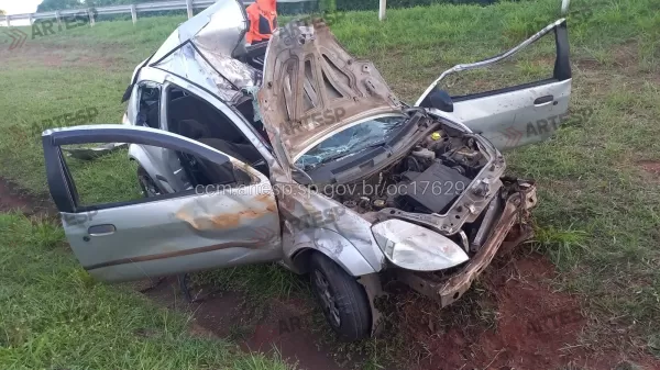 Policiais penais morrem a caminho do trabalho em Avaí 