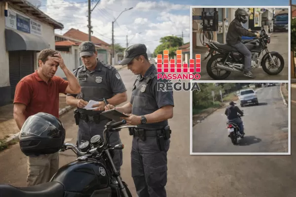 Motocicleta é furtada em frente a mecânica no centro de Ipaussu e suspeito foge em direção a Ourinhos