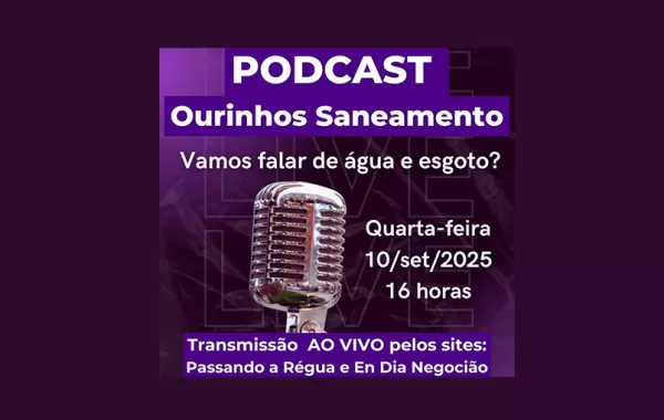 Ourinhos Saneamento promove podcast ao vivo para discutir desafios e avanços no sistema de água e esgoto da cidade
