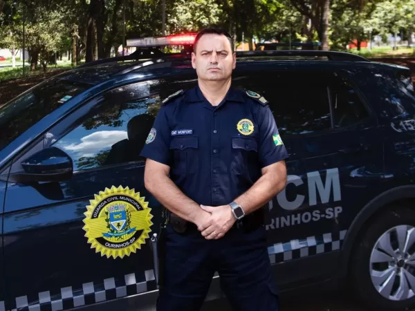 Comandante da GCM de Ourinhos, Tenente César Monfort, pede exoneração em meio a mudanças na Segurança Pública