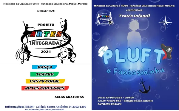 Projeto Artes Integradas da FEMM oferece uma vasta programação cultural em Ourinhos e região 