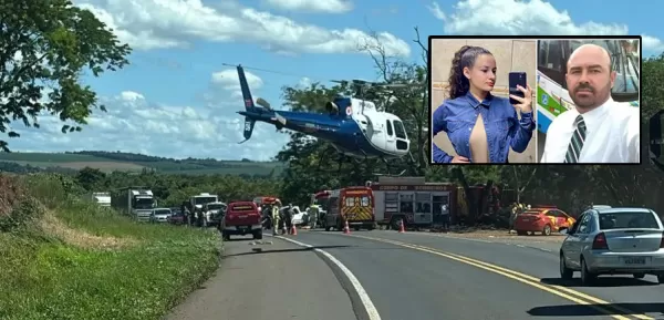 Grave acidente na BR-153 deixa dois mortos e dois feridos no Norte Pioneiro do Paraná