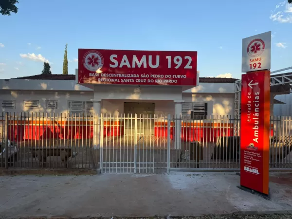 São Pedro do Turvo inaugura base do SAMU e amplia atendimento de urgência