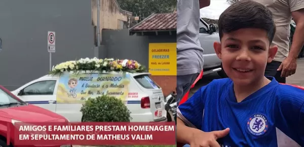 Corpo de Mateus é velado e enterrado em Assis