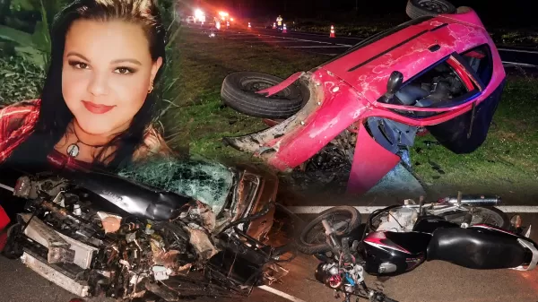 Professora de 36 anos morre em acidente envolvendo três veículos na SP-294, em Parapuã