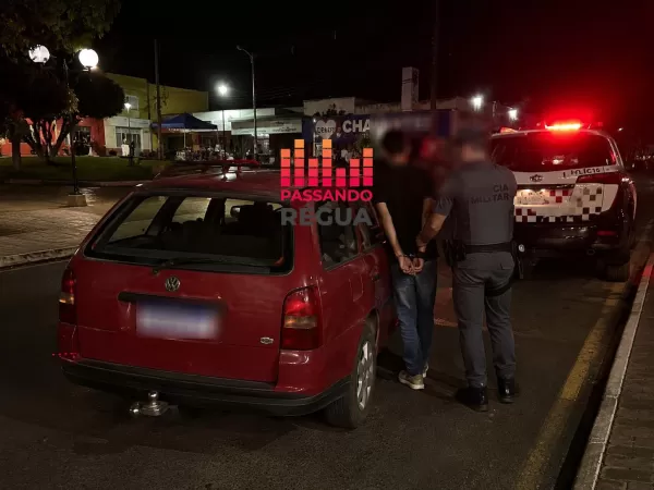 Jovem é preso com pedras de crack durante abordagem policial no Centro de Chavantes