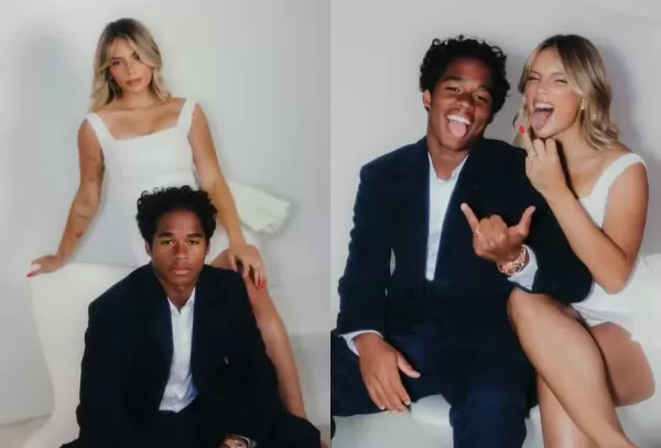Endrick e Gabriely Miranda anunciam casamento com post no Instagram